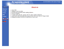 Tablet Screenshot of pension-unie.cz